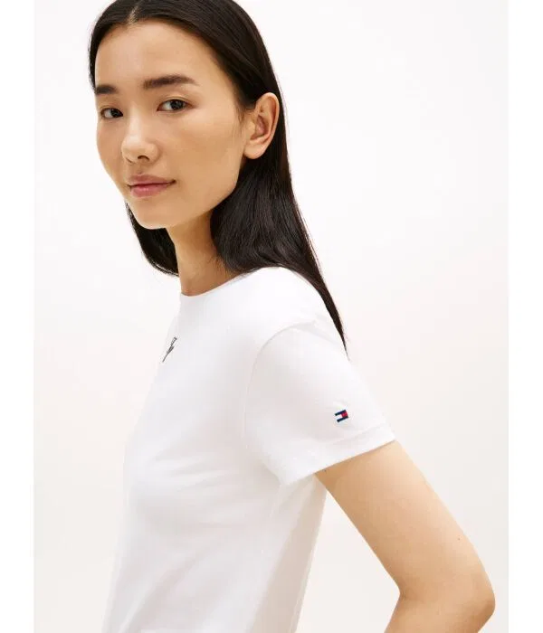Женская футболка Tommy Hilfiger, белый — фото 4