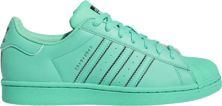 Мужские кроссовки Adidas Superstar Hi-Res, бирюзовый — фото 2