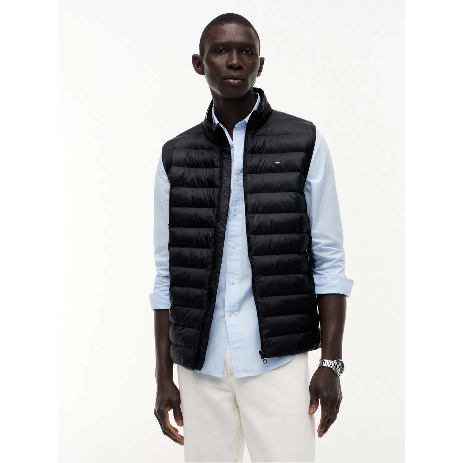 Мужская стеганая жилетка CORE PACKABLE RECYCLED VEST Tommy Hilfiger, Black