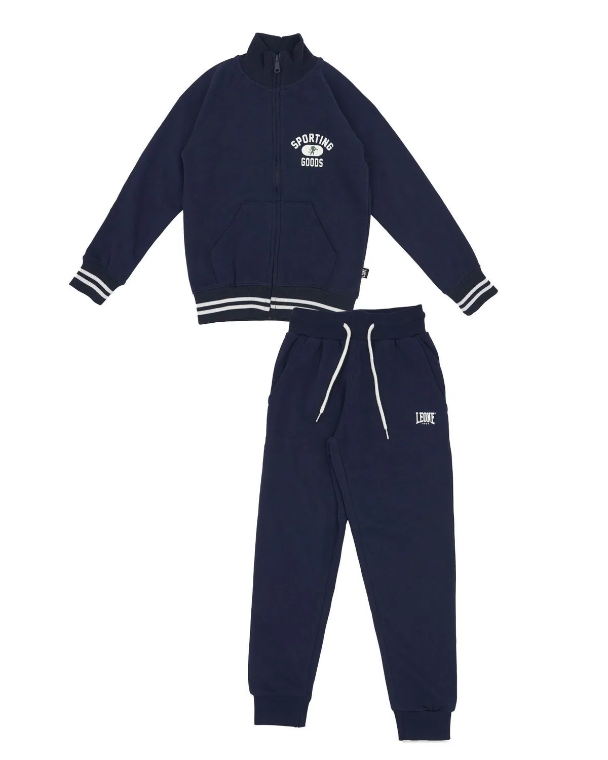 Детский спортивный костюм с принтом Sporting Leone 1947 Apparel, Grun / Blau — фото 3