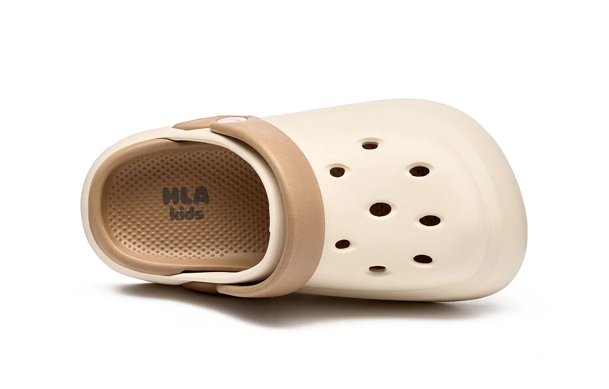 Детские клоги HLA, Beige Brown — фото 4
