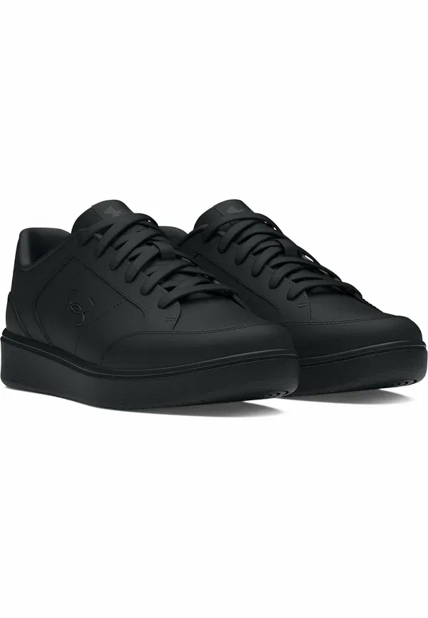 Кроссовки кожаные Official Under Armour Black, черный — фото 2