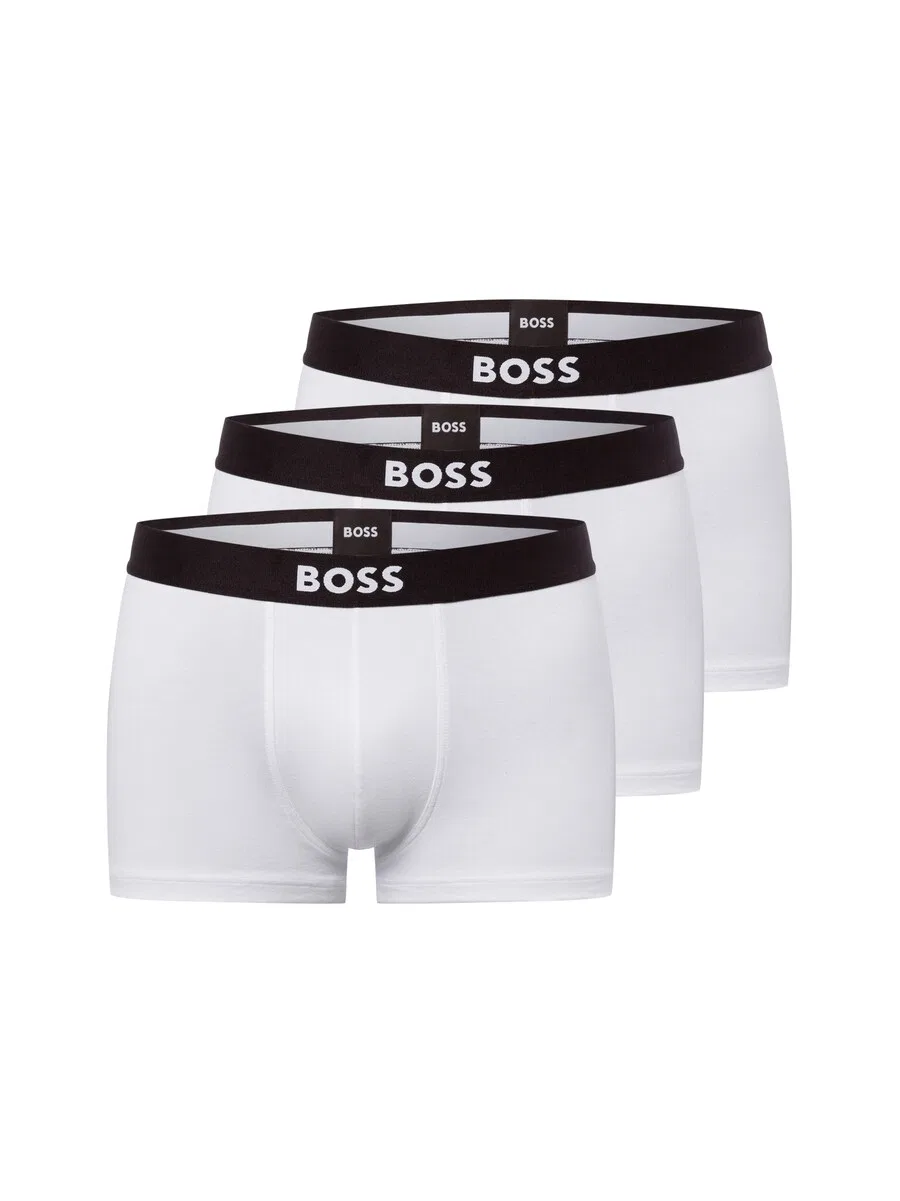 Боксерские шорты BOSS "Дэвид Бекхэм" белого цвета