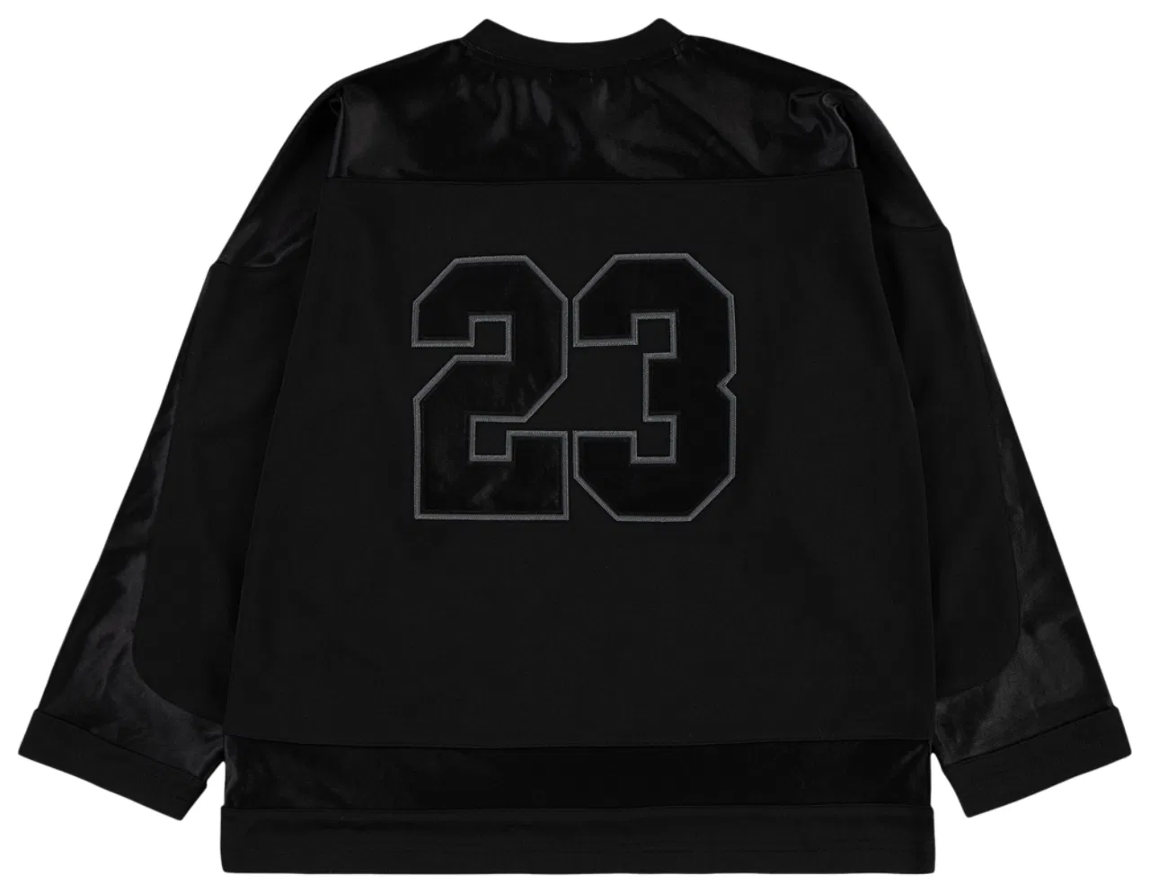 Детская хоккейная джерси для мальчиков с принтом Jordan MVP Statement Hockey Jersey, Jordan, Black — фото 2