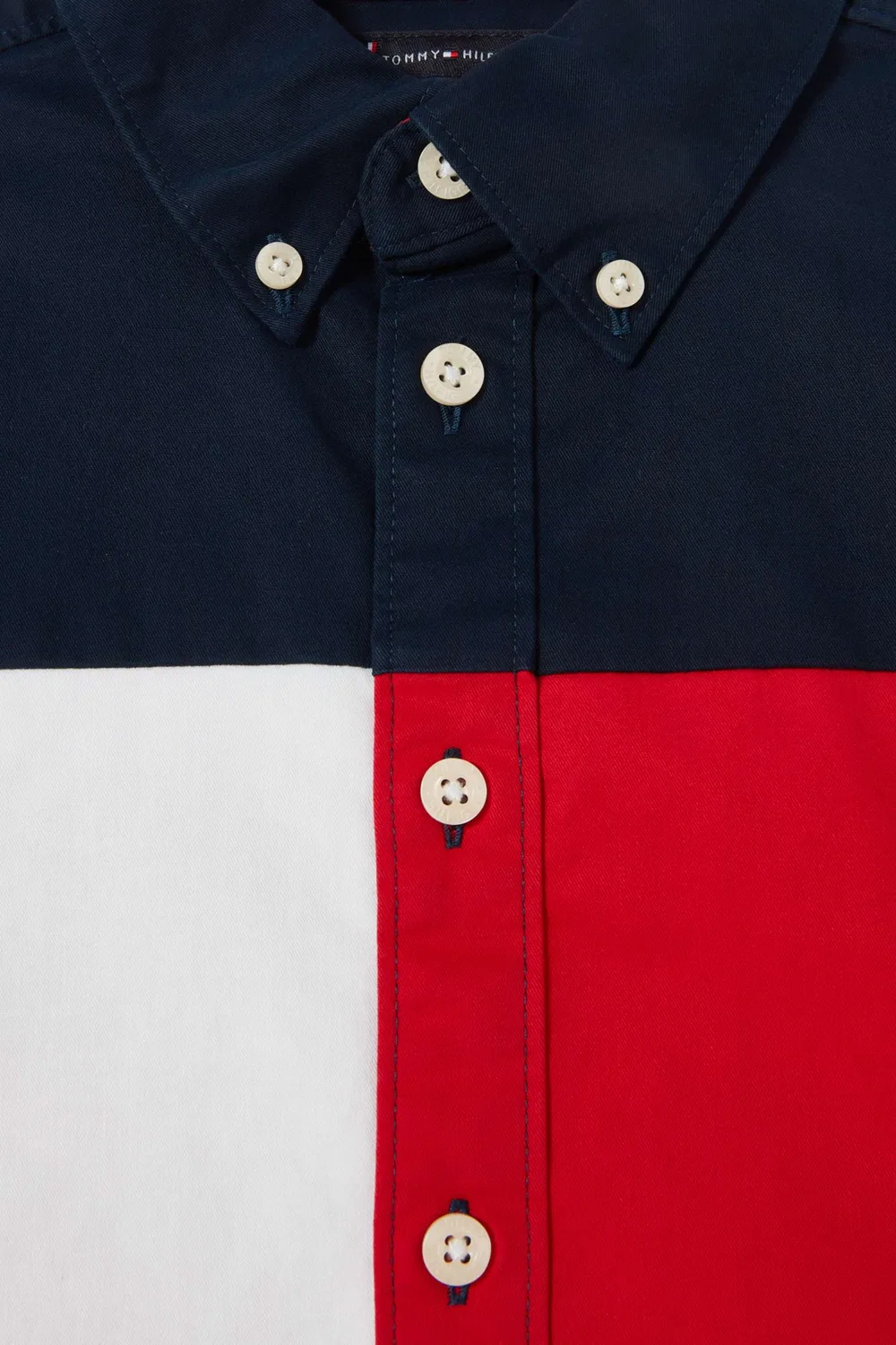 Рубашка с цветочным принтом Heritage Flag Colour-block Tommy Hilfiger — фото 3