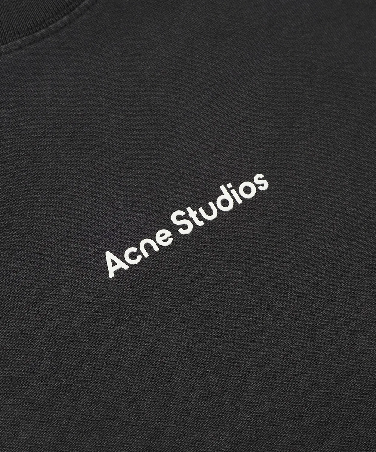 Футболка с коротким рукавом Acne Studios, Черный — фото 4