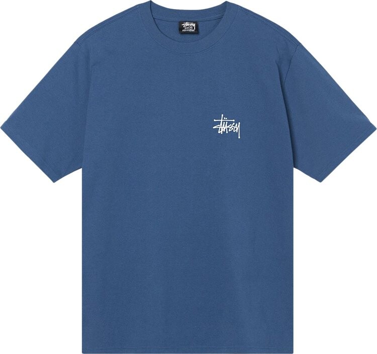 

Футболка Stussy Basic Tee 'Midnight', синий