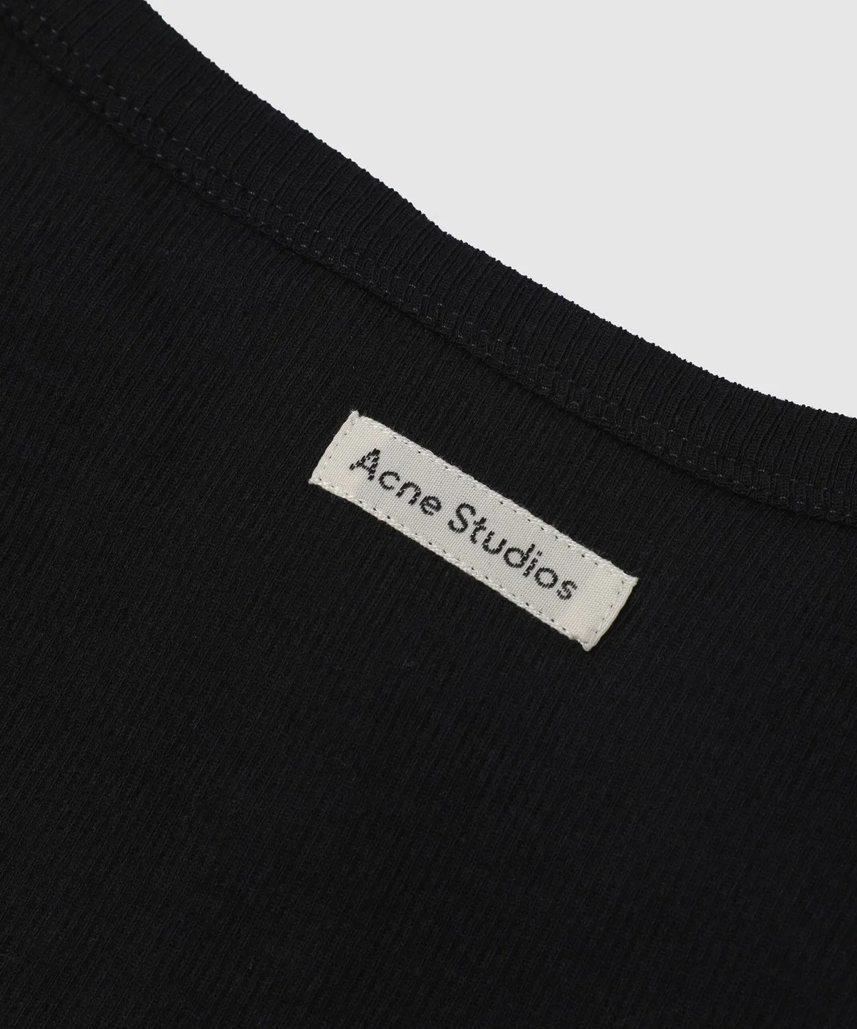 Женская футболка с длинным рукавомAcne Studios, Black — фото 4