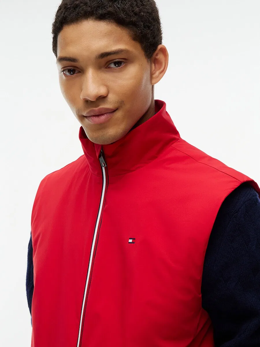 Жилет TOMMY HILFIGER красного цвета — фото 4