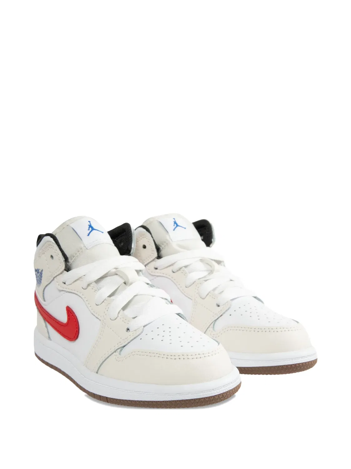 Кроссовки Jordan 1 Mid Jordan Kids, нейтральные цвета — фото 2