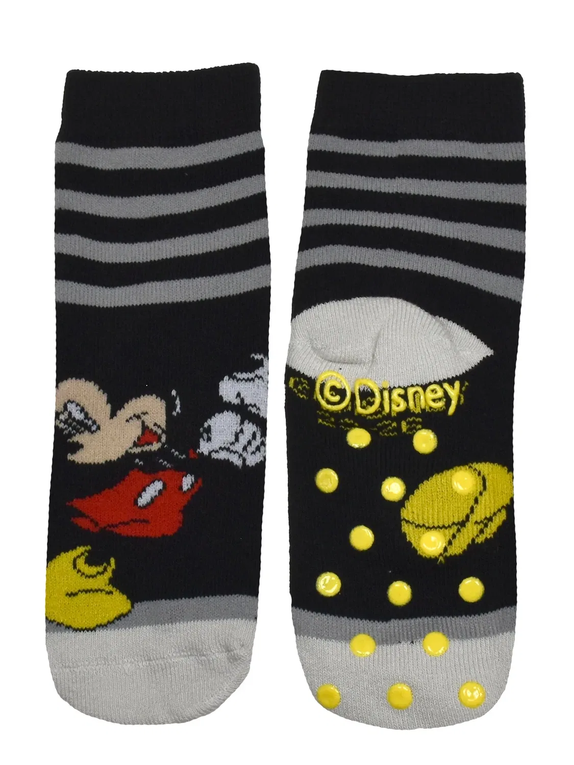 Носки-следки с принтом Mickey Mouse 2 шт Disney, серый — фото 4