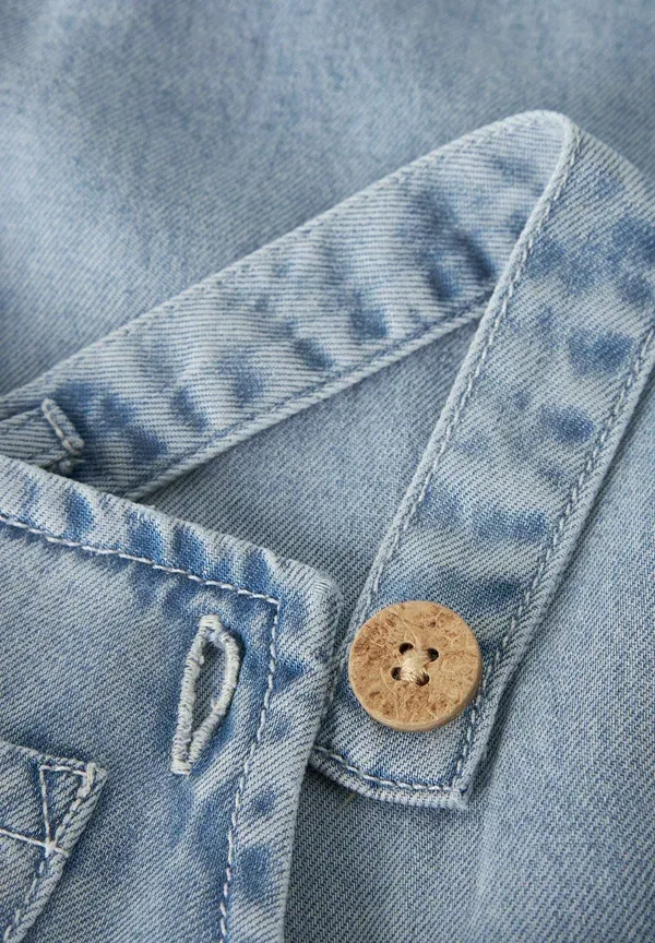 Комбинезон свободного кроя Lil' Atelier, medium blue denim, средне-синий деним — фото 3
