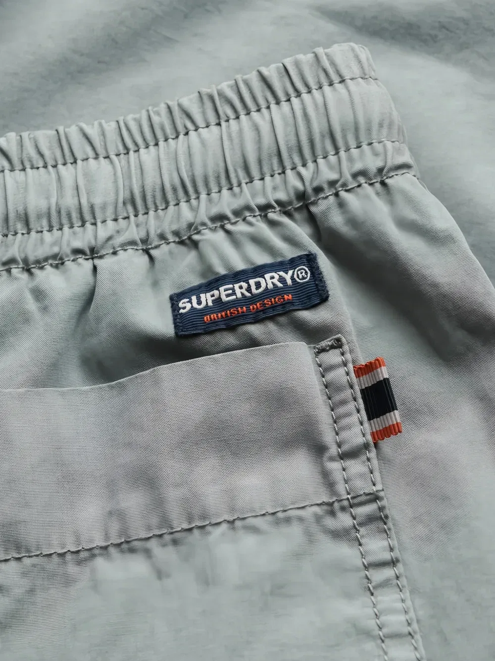 Шорты Essentials Walk с эластичным поясом Superdry, серый — фото 2