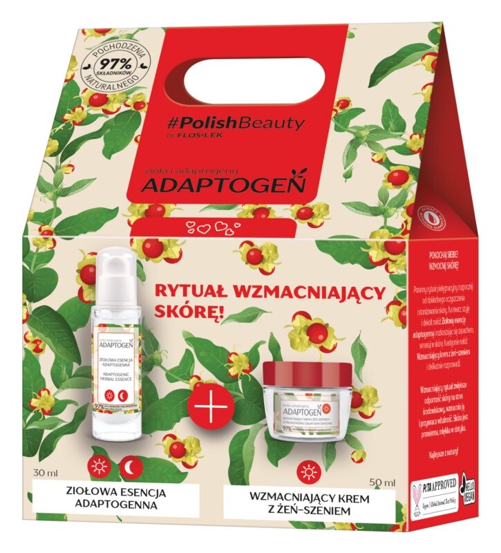 

Подарочный набор (с женьшенем) FlosLek Laboratorium Adaptogen