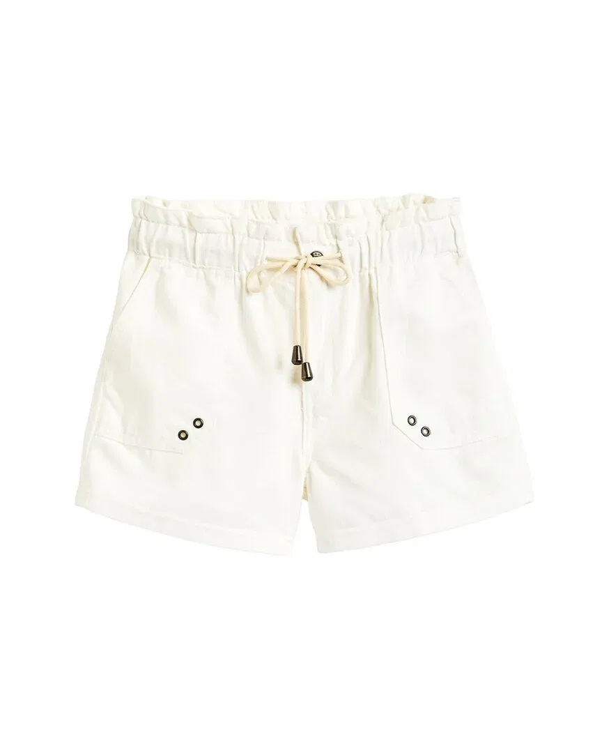 Детские шорты для девочек с завышенной талией Tractr, Jeans White