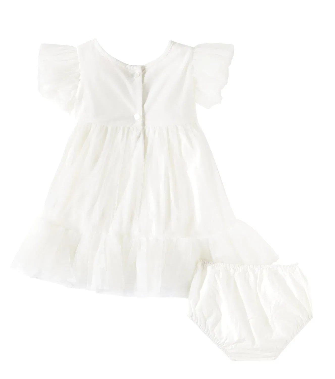 Платье из тюля Baby Wrapped Up Tutu Du Monde, белый — фото 4