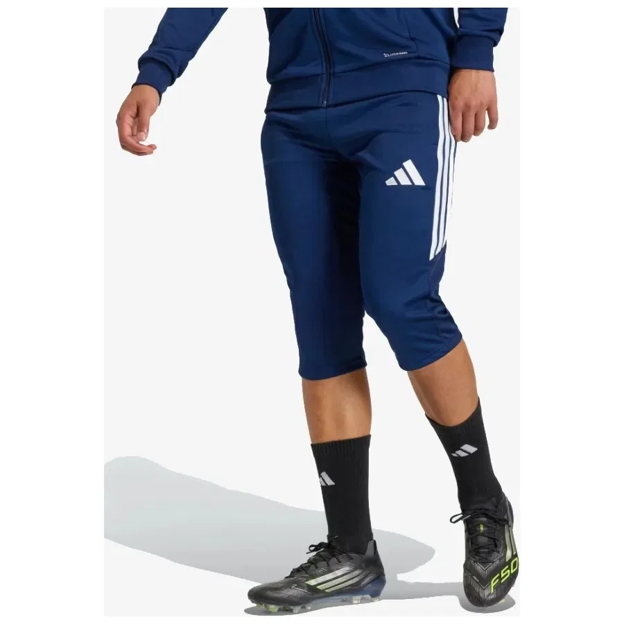 Спортивные брюки 3/4 с эластичным поясом adidas Tiro26L Tr3/4pt, Темно-синий — фото 2