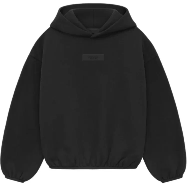 Детский свитшот с капюшоном Fear Of God Essentials, Dark Wood Black/Black