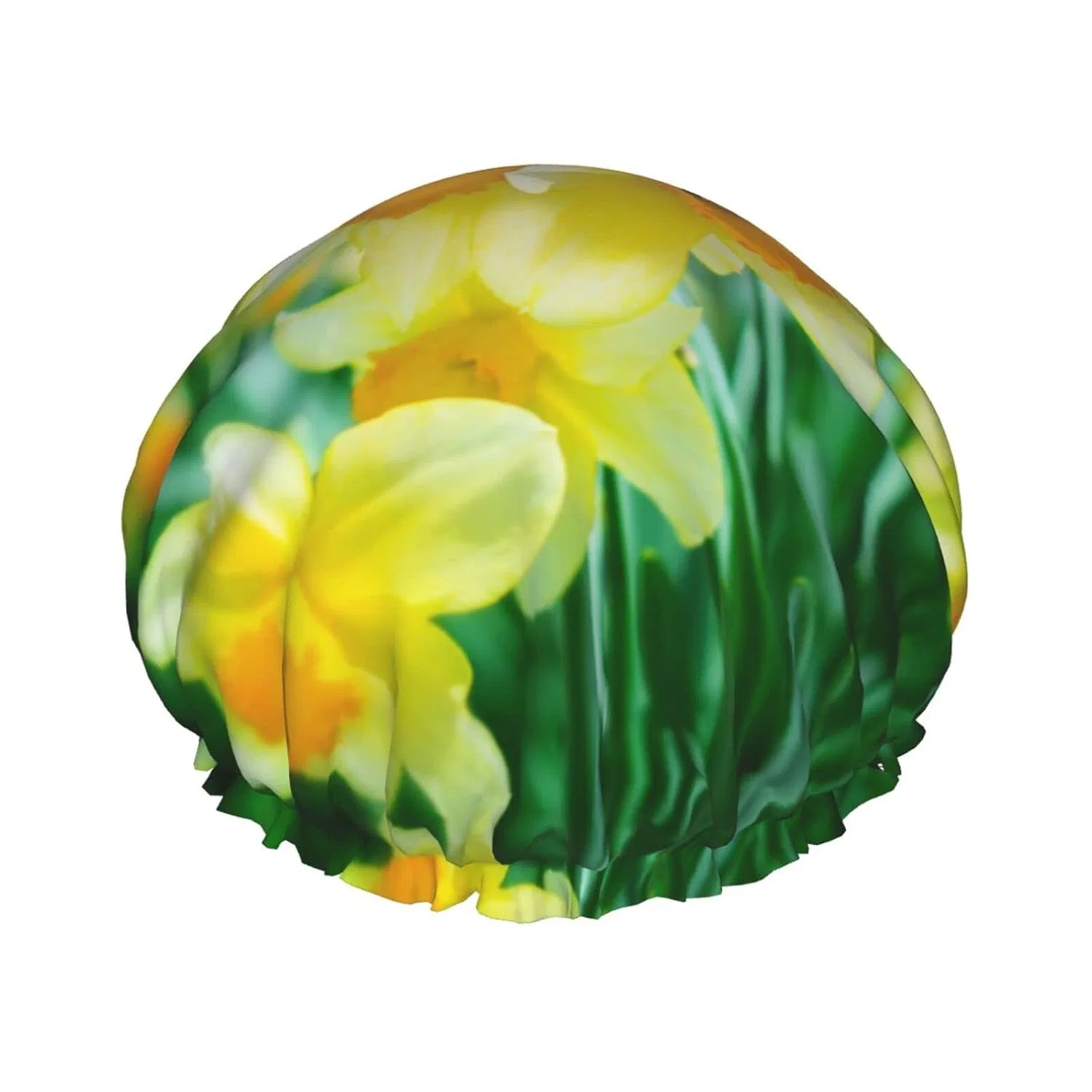 Многоразовая шапочка для душа TOLKAT, Daffodil Flower