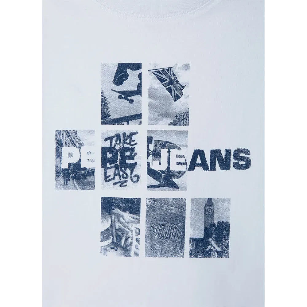 Футболка с коротким рукавом Legend Pepe Jeans, белый — фото 3