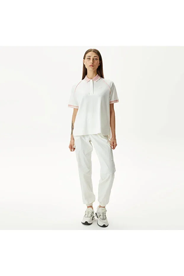 Джоггеры Lacoste White, классический крой, повседневный стиль