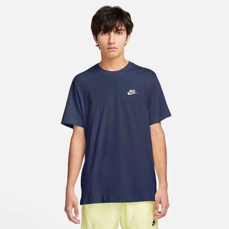 Мужская хлопковая футболка Sportswear Nike, Dunkelblau