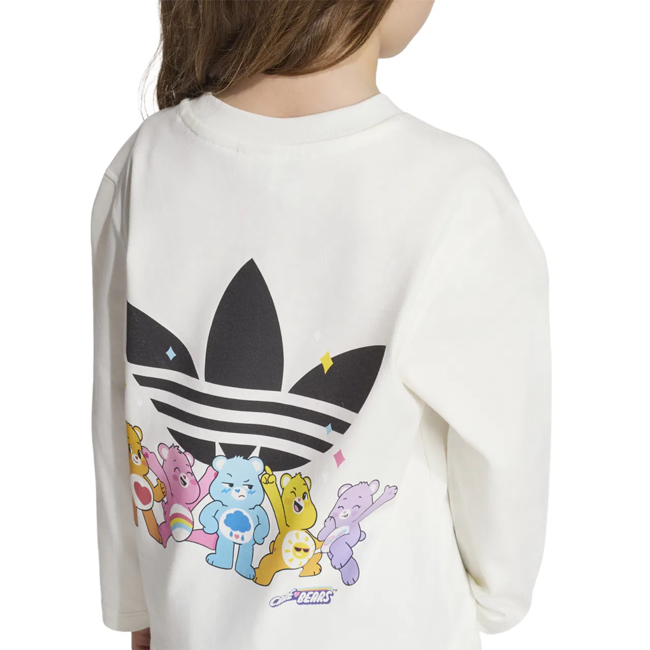 Футболка для девочек Loose T-Shirt Adidas Originals, цвет Off White — фото 4