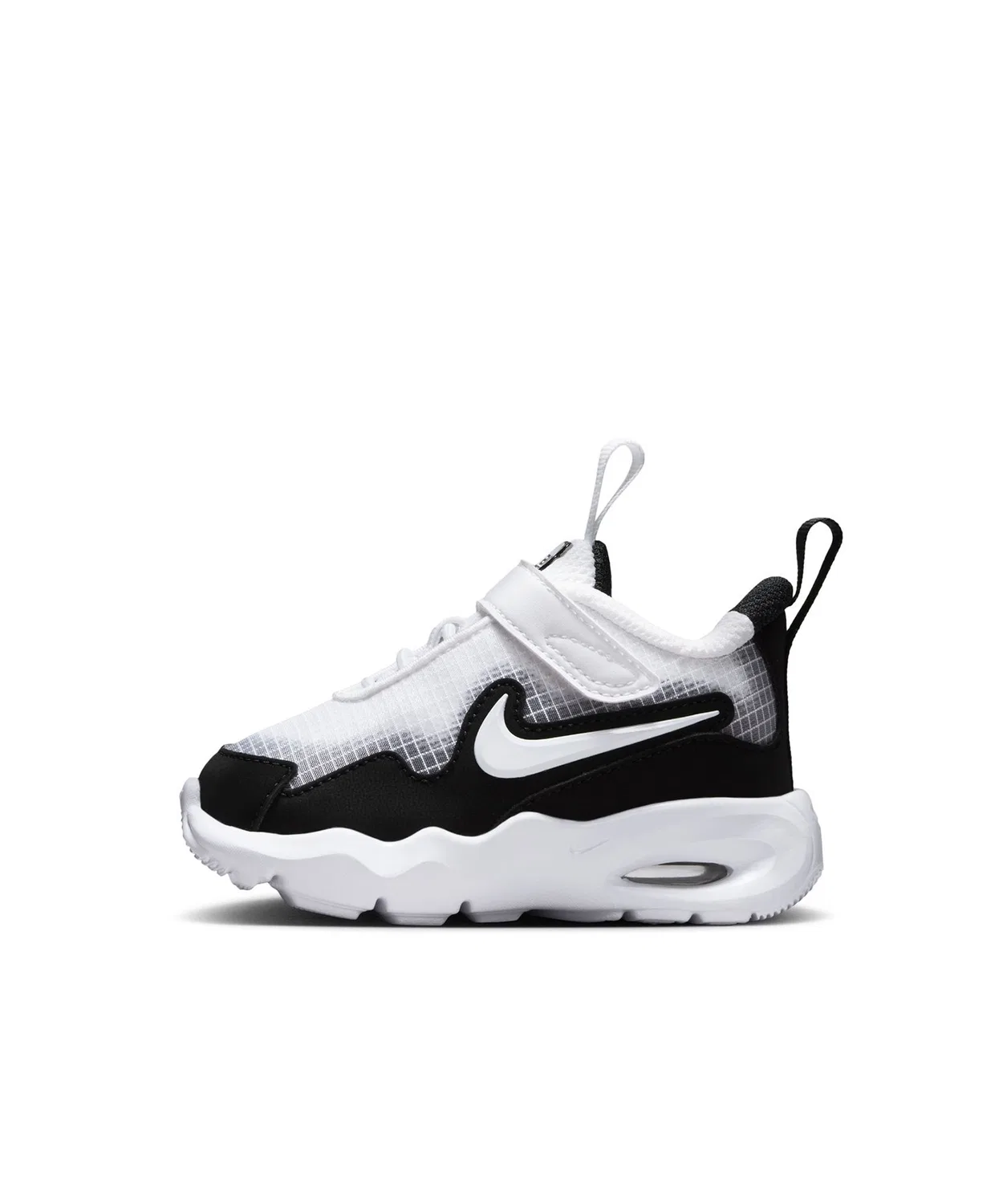 Детские кроссовки с липучками Air Max Nova NIKE, White/Black