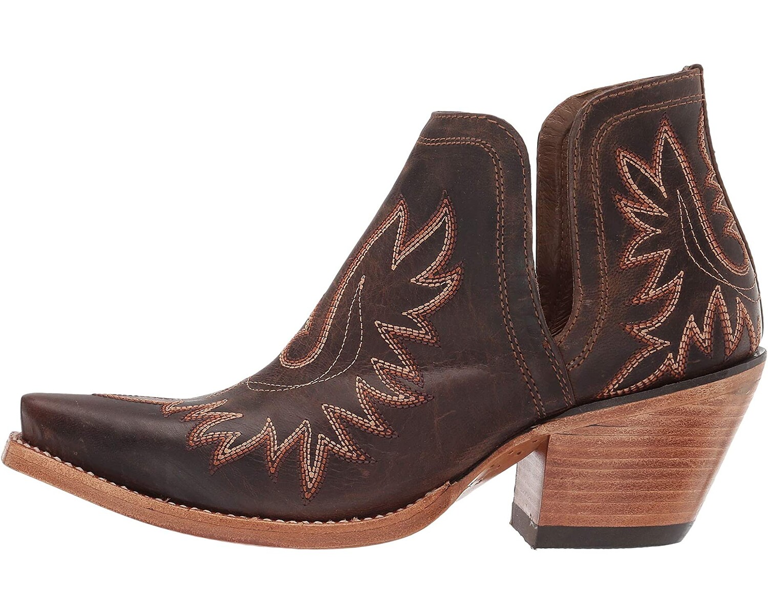 Ботинки женские Ariat Dixon ковбойские с узором, темно-коричневый/черный