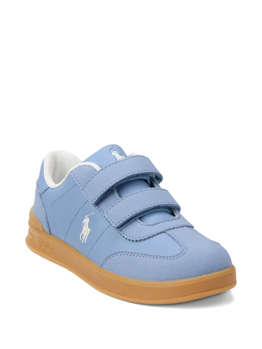Кроссовки на липучках с логотипом Polo Ralph Lauren Kids, синий