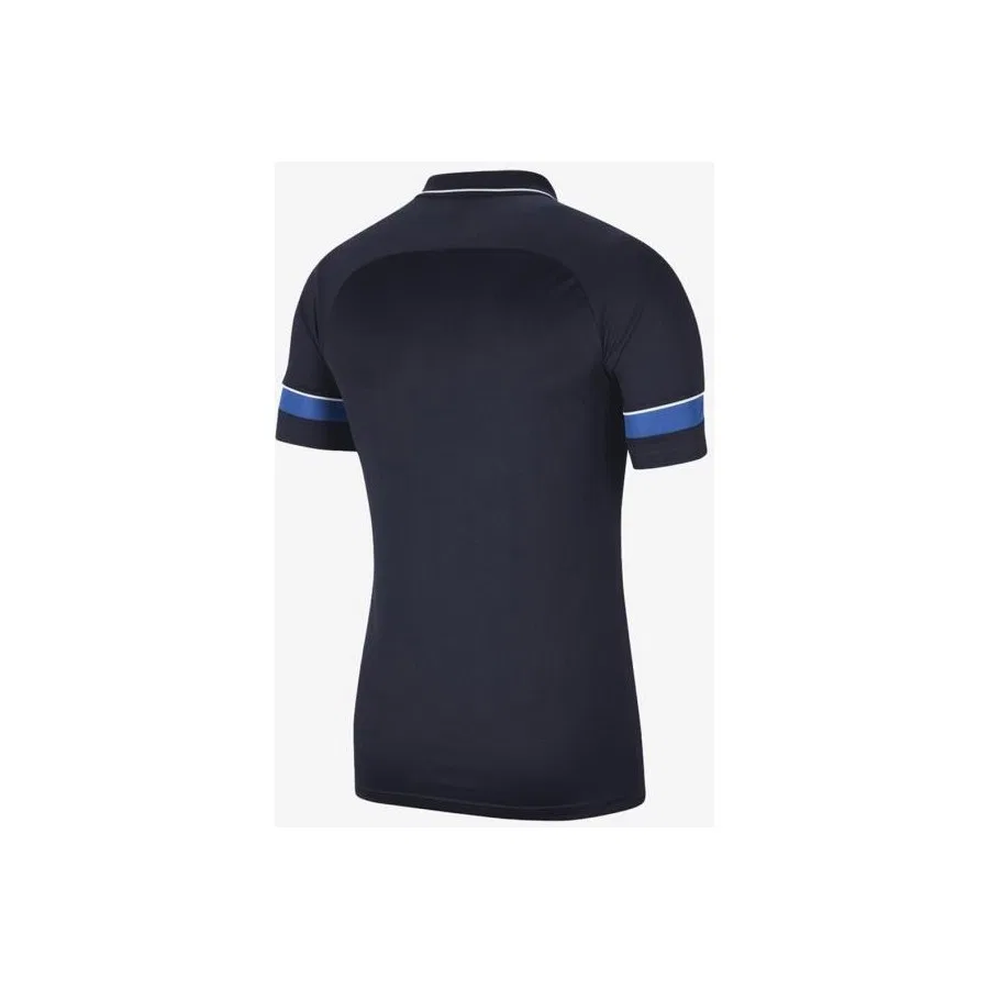 Детская футболка Nike Y Academy 21 Polo CW6106-453, Темно-синий — фото 2