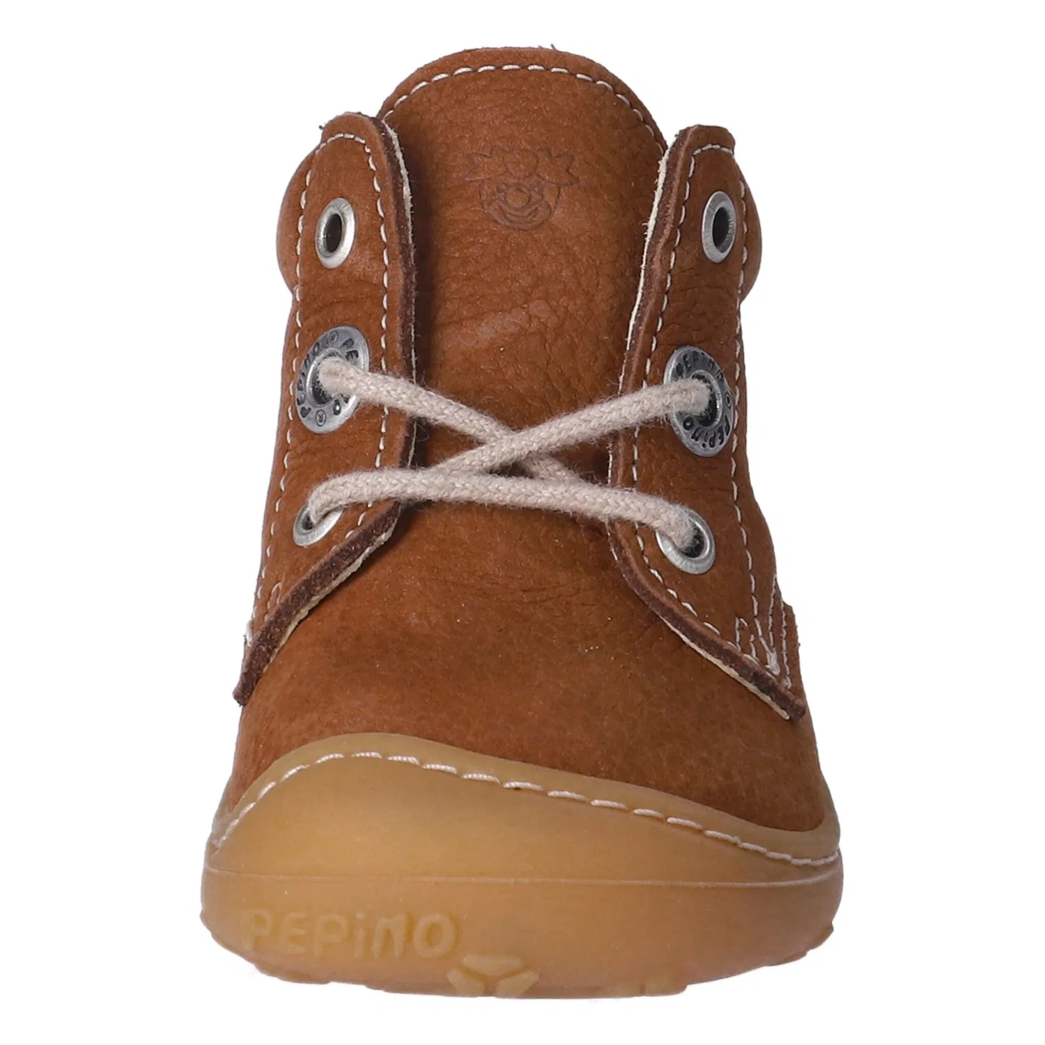 Детские кожаные ботинки для первых шагов с системой измерения ширины PEPINO by RICOSTA, Curry — фото 3