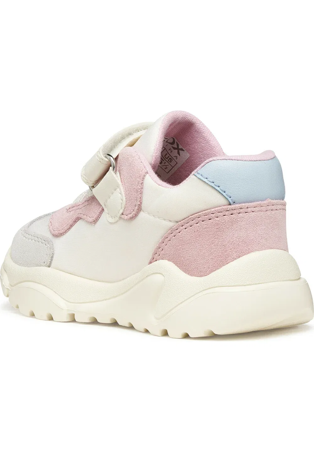 B ciufciuf girl - детские туфельки Geox, Off White Pink — фото 4