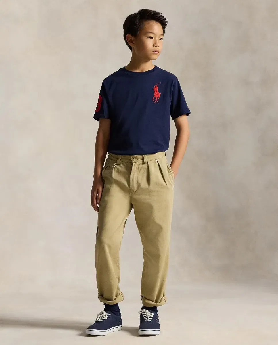 Детская футболка для мальчиков хлопковая Polo Ralph Lauren, Azul Marino