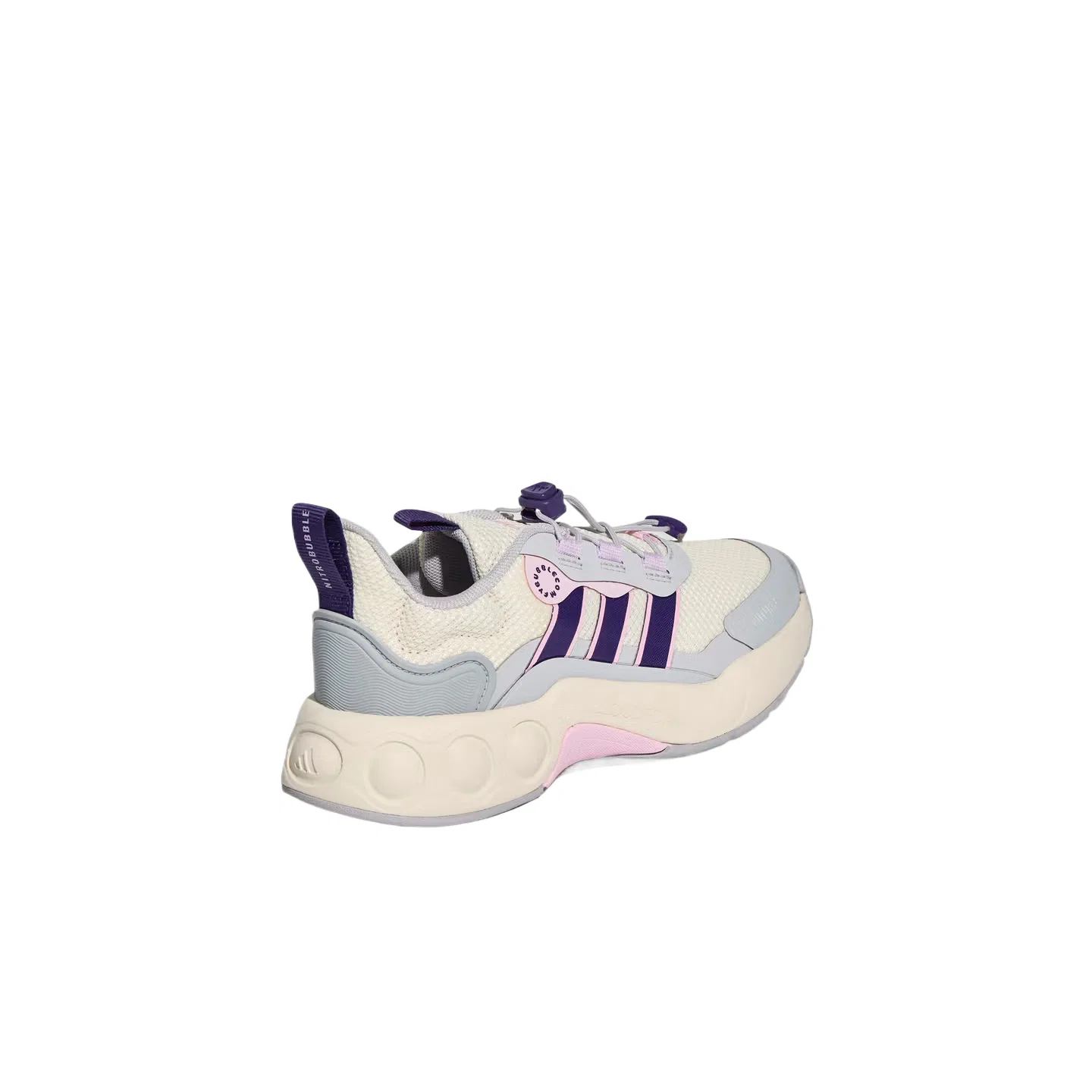 Детские кроссовки для активного отдыха Adidas, Ivory/Solid Gray/Violet — фото 4