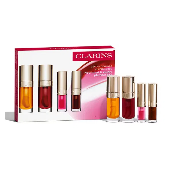 Набор масел для губ CLARINS с оттенками Honey 01 и Cherry 03 2 шт, 1UD