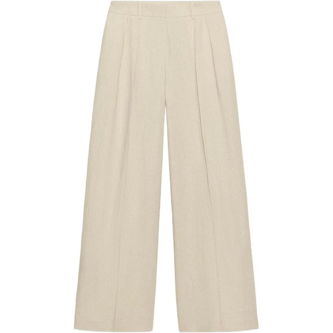 Женские брюки свободного кроя Light Beige ZARA