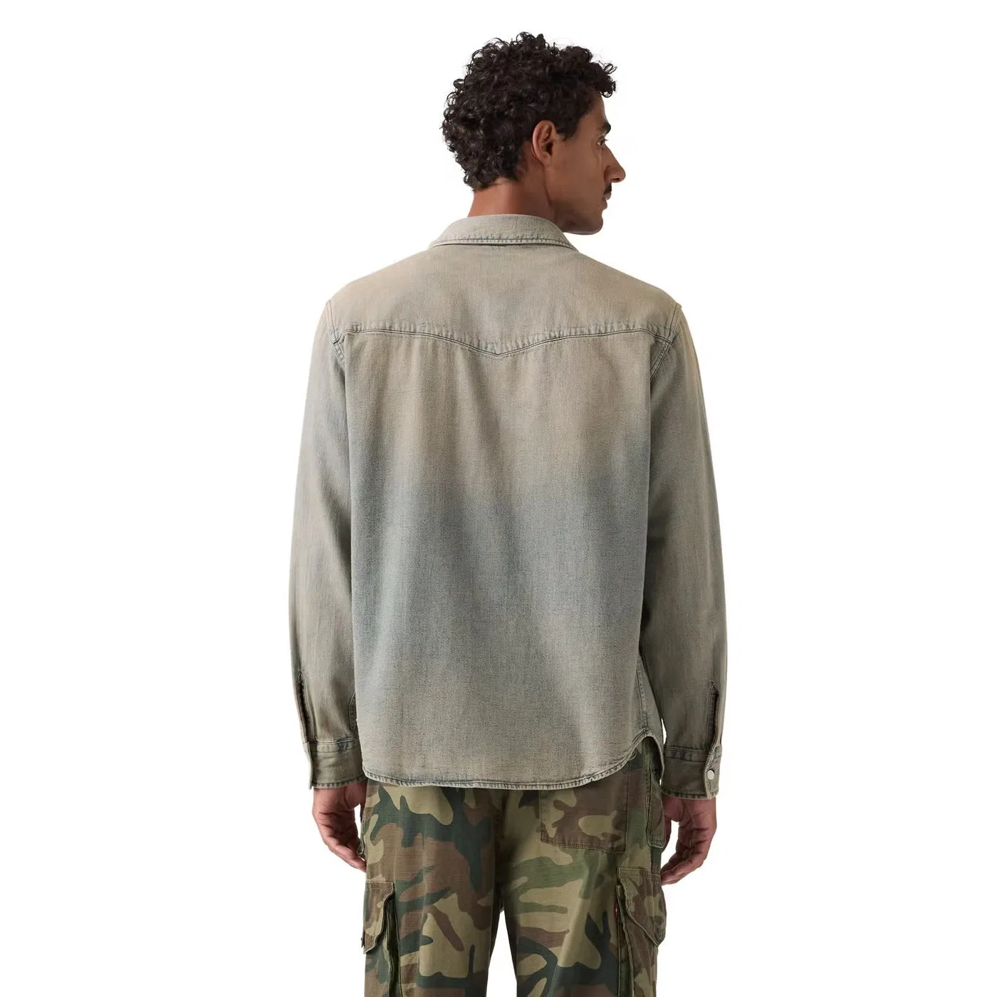 Футболка с принтом Western crew neck Levi'S, индиго — фото 2