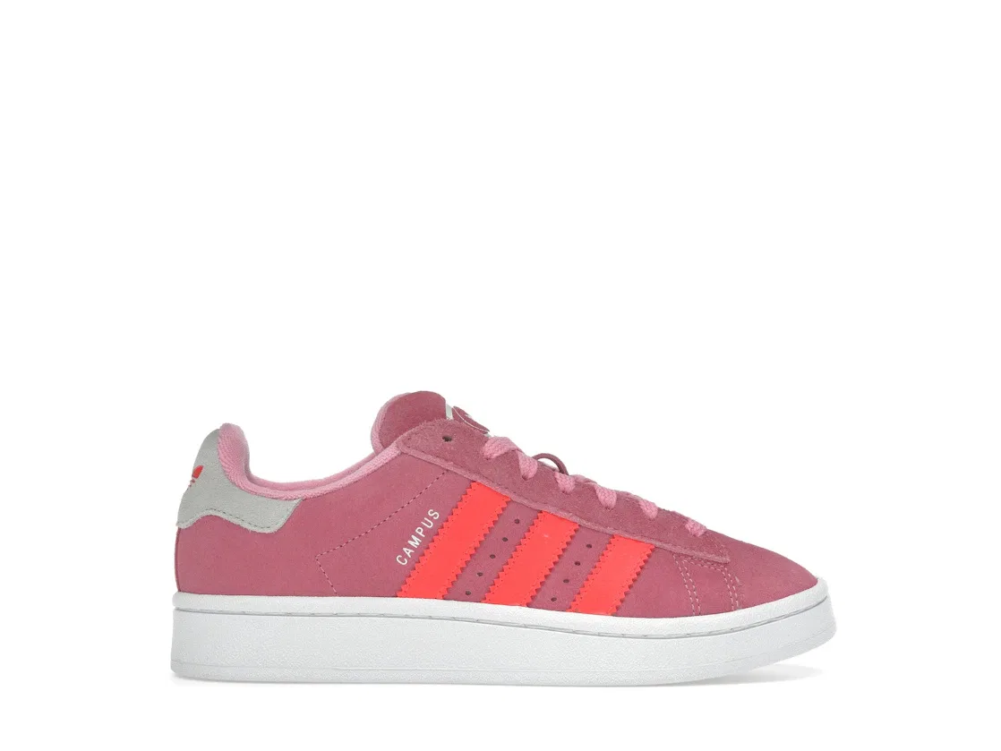 Детские кроссовки с низким профилем Adidas Campus 00s, Bliss Pink/Solar Red/Cloud White