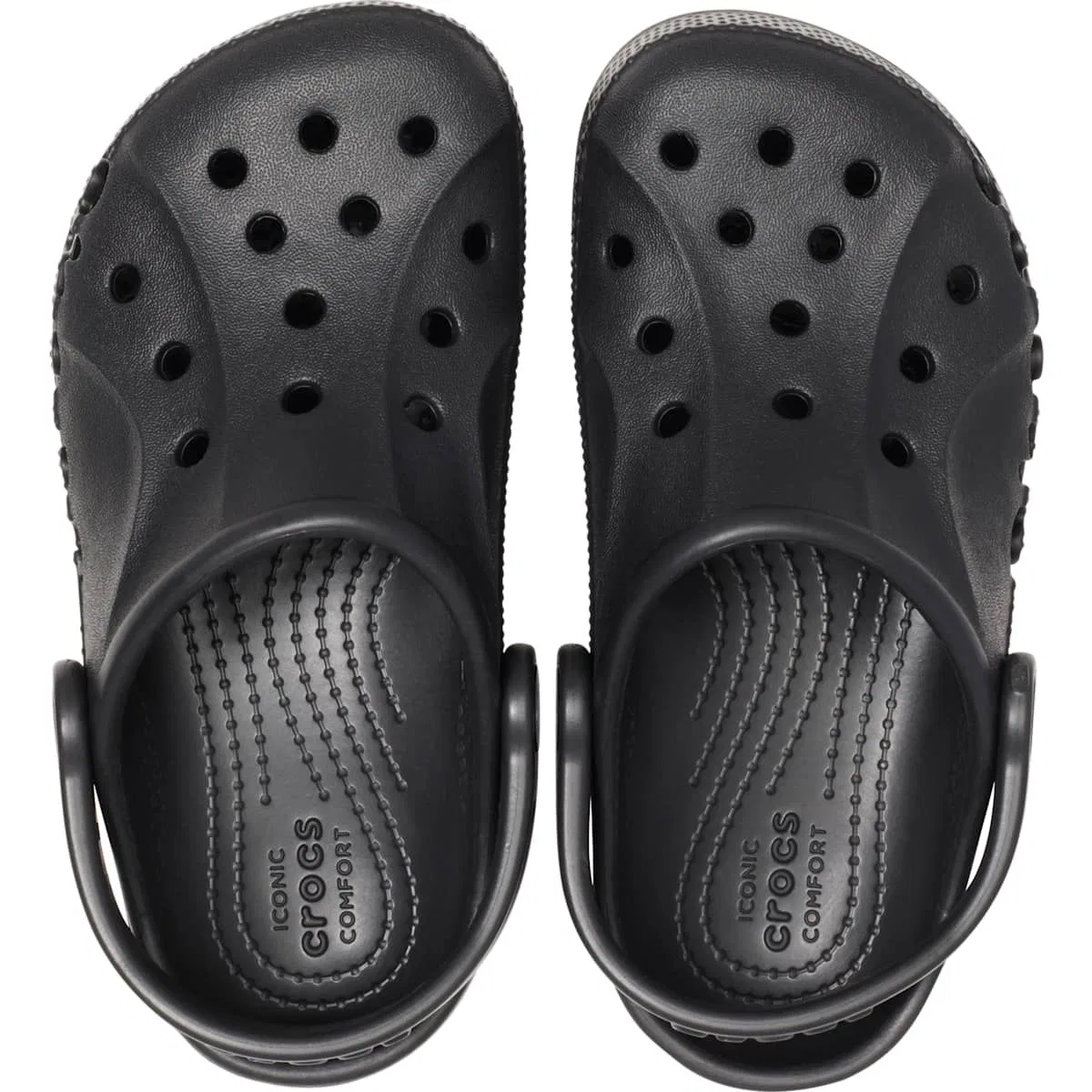 Детские сабо с вентиляцией Baya Clog Crocs, Black — фото 3