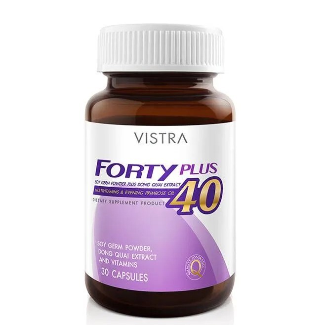 

Экстракт сои VISTRA Forty Plus для женщин, 30 капсул