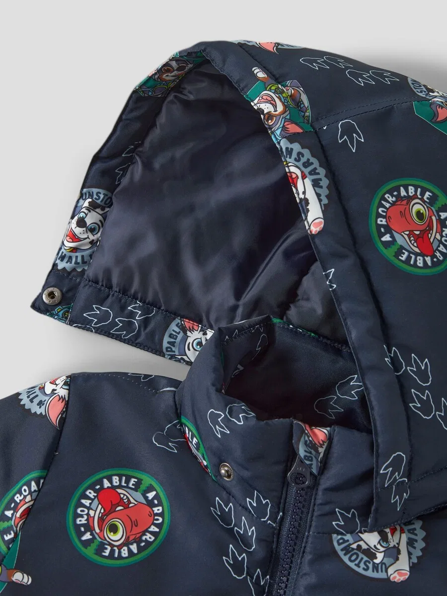Куртка NAME IT Between-Season Jacket 'NMMMax Paw Patrol' темно-синего цвета — фото 3