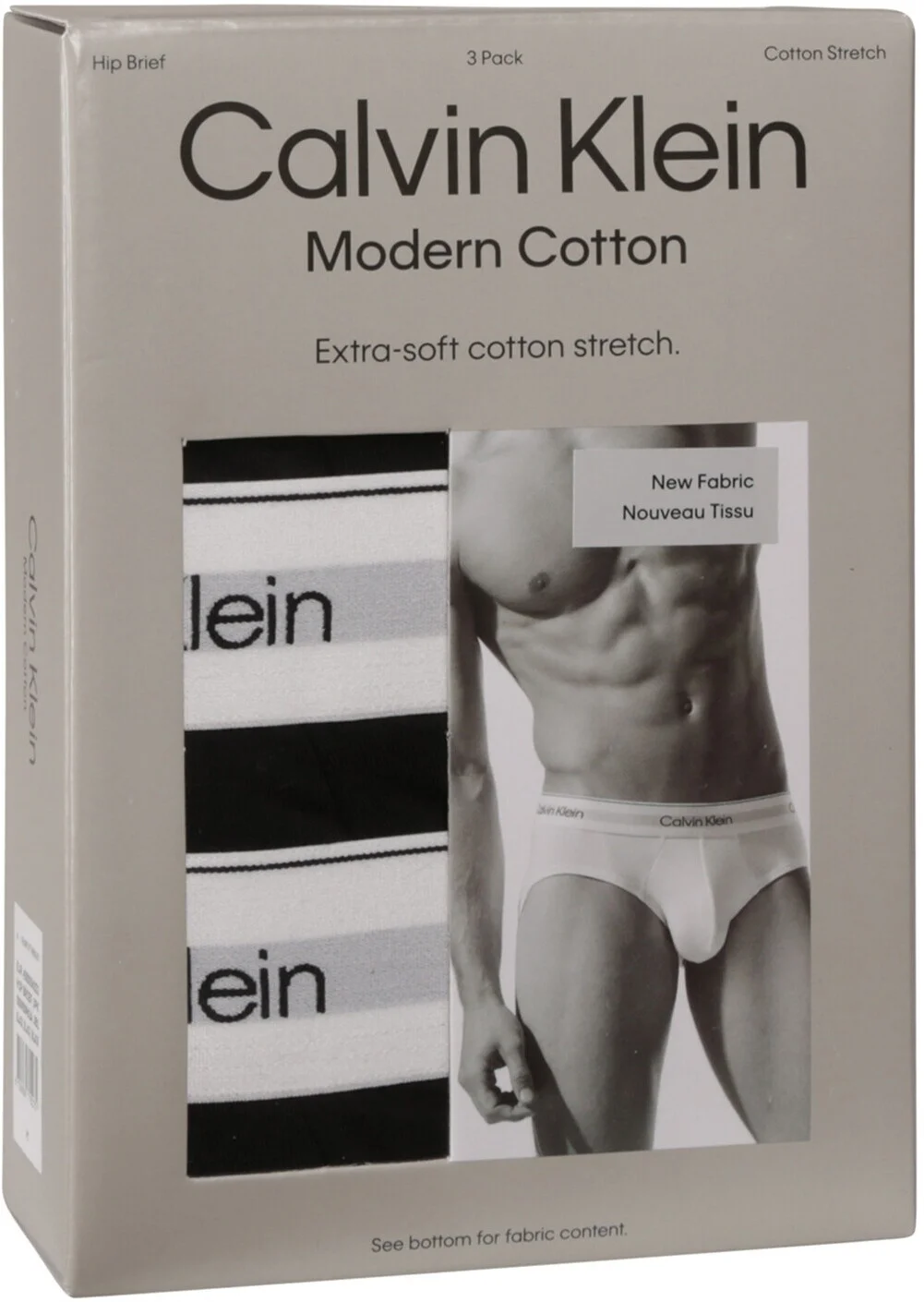 Комплект мужских трусов-боксеров Calvin Klein, 3 предмета, черный — фото 4