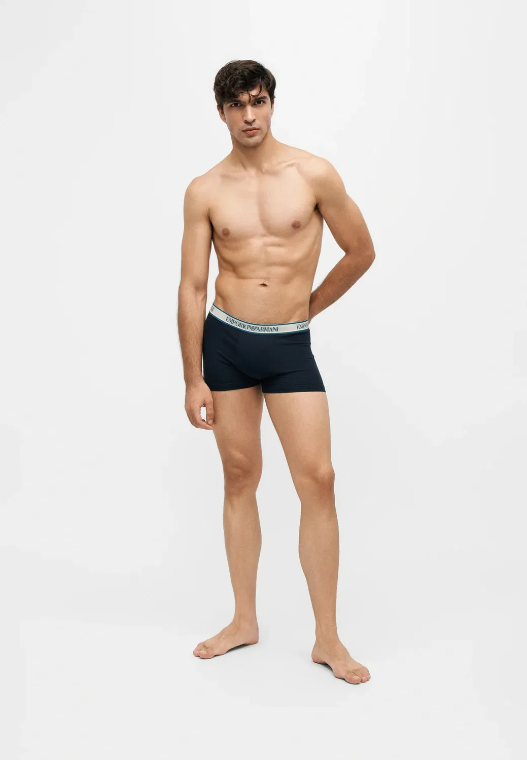 3 шт. - трусы Emporio Armani, Blu/Octane Blu