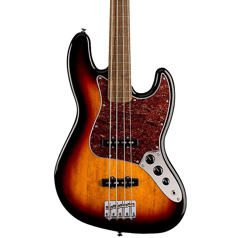 

Абсолютно новый Fender Squier Classic Vibe '60s Jazz Bass Fretless 3 Tone Sunburst