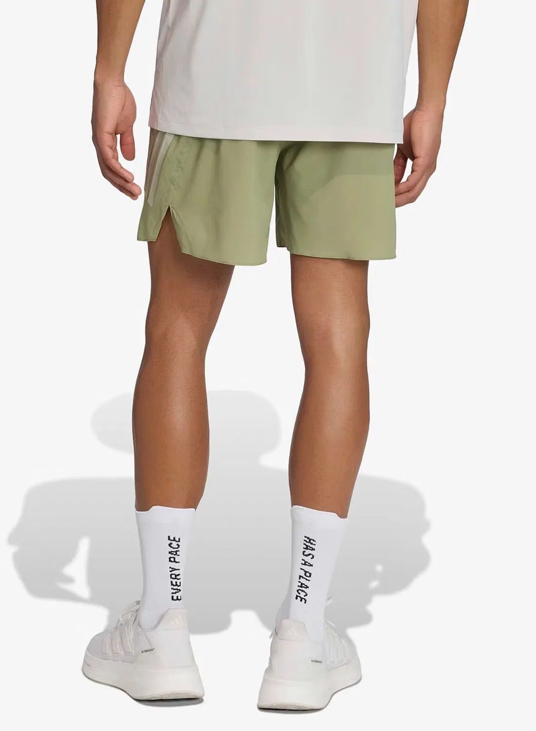 Шорты спортивные с технологией Clima365 adidas, темно-зеленый — фото 2