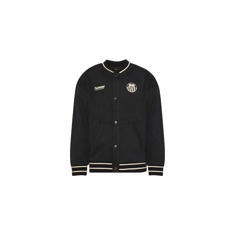 Детская куртка-бомбер для мальчиков с принтом Hmlajose Hummel, Black — фото 3