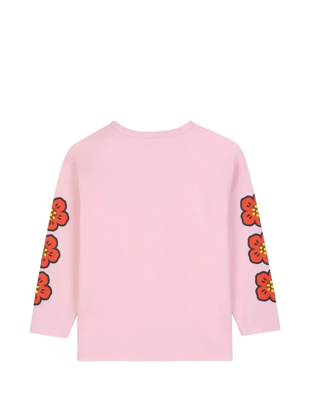 Футболка с принтом Boke Flower Kenzo Kids, розовый — фото 2