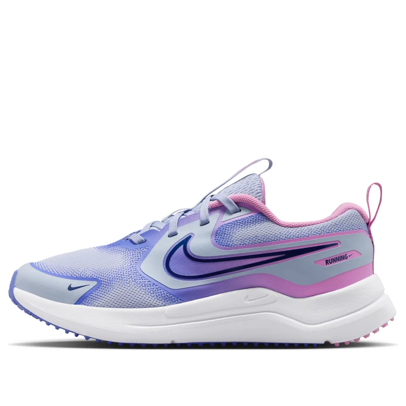 Детские кроссовки для бега с принтом Cosmic Runner Nike, фиолетовый