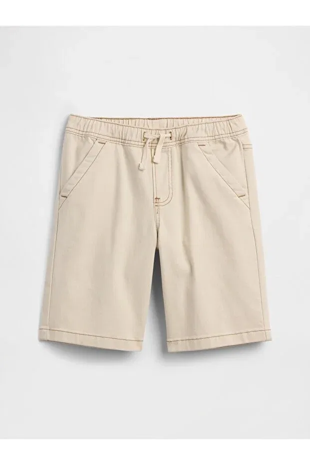 Детские шорты для мальчиков джинсовые Basics Gap, Cream-000